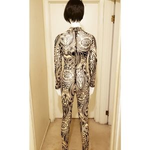 AKIRA Pants - AKIRA Long Sleeve Tattoo Catsuit AKIRA Pants - AKIRA Long Sleeve Tattoo Catsuit